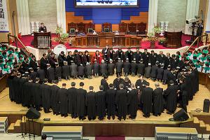  장로장립 안수집사임직예배