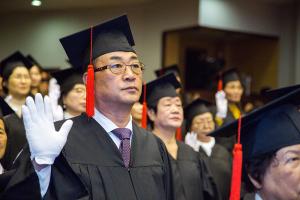  주일 제26기 기독사관학교 수료식