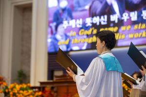  수요예배 '수능 안수식'