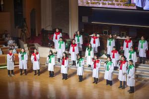  주일 3부예배 '평강가족 성탄축제'