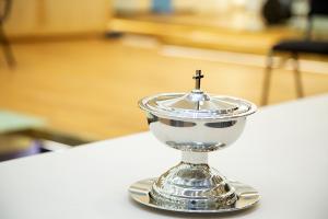  주일 부활절 세례예식