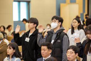  주일 부활절 세례예식